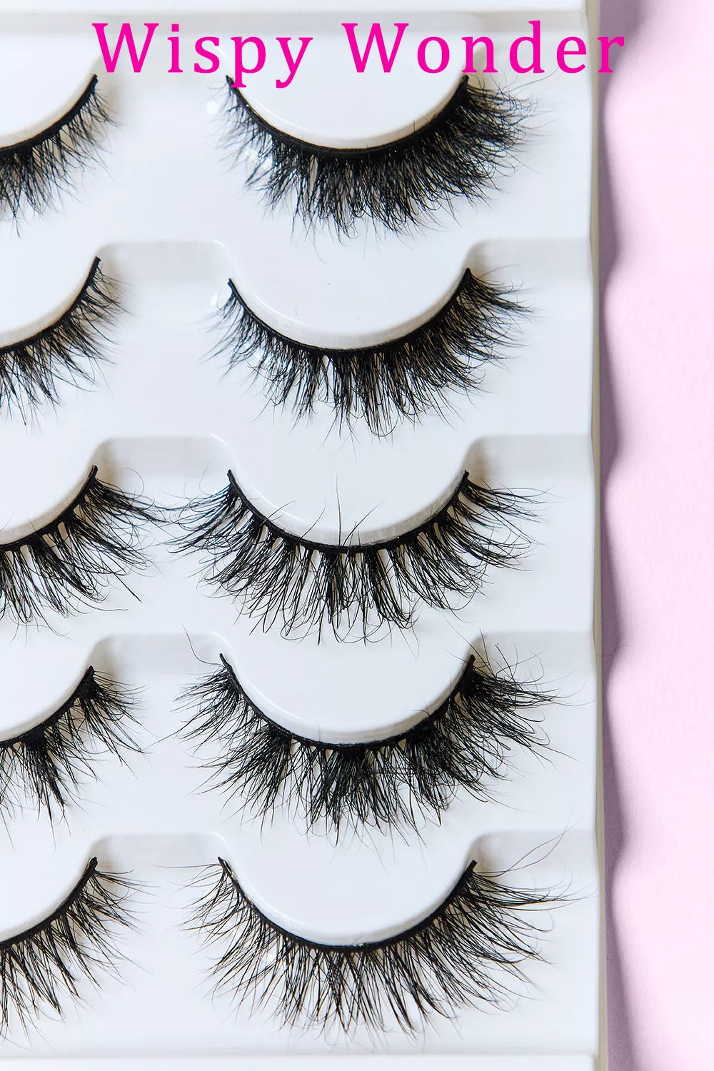 SO PINK BEAUTY مجموعة متنوعة من رموش المنك الصناعية 5 أزواج