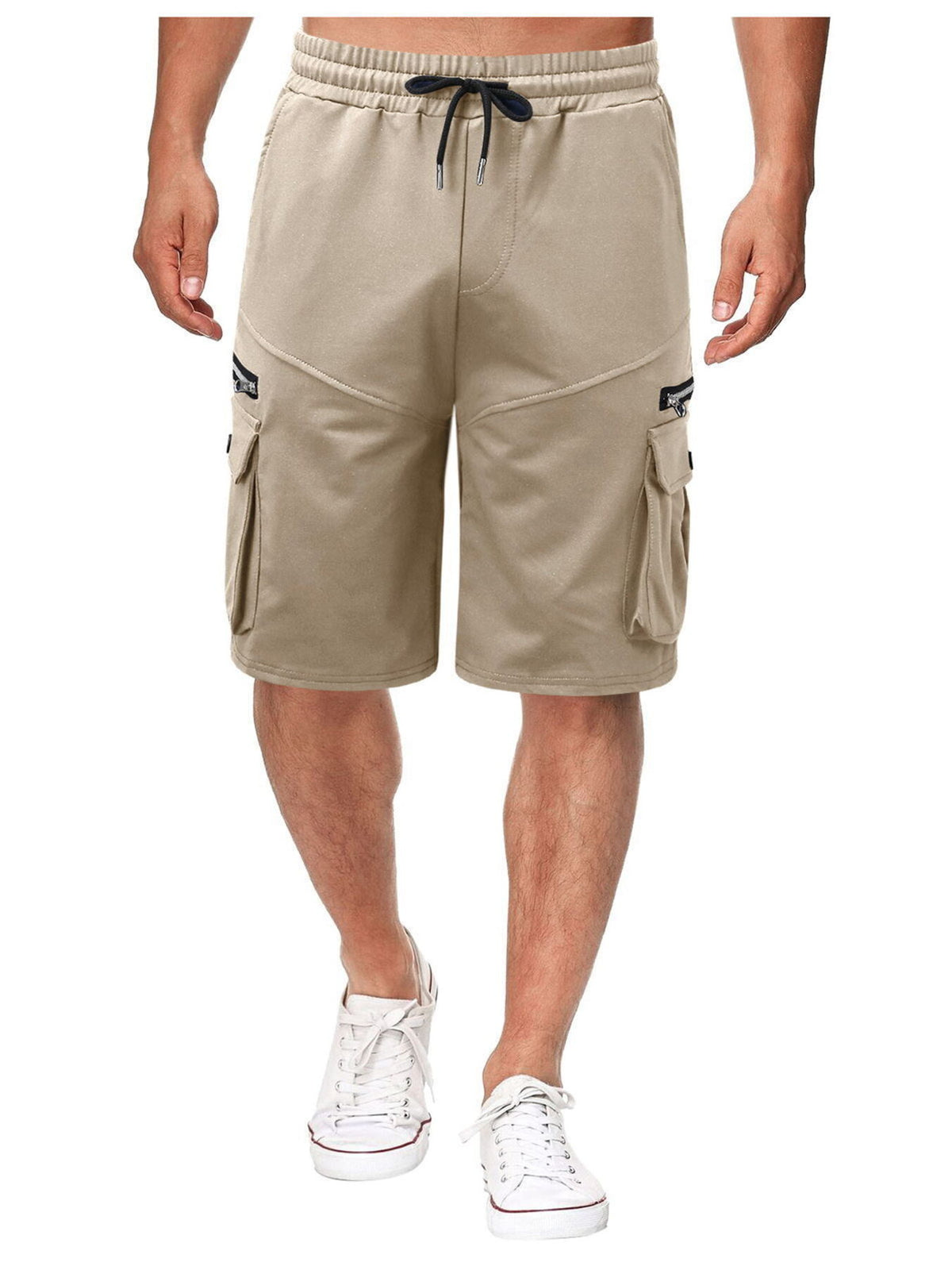 Men's Full Size Drawstring Cargo Shorts Plus Size