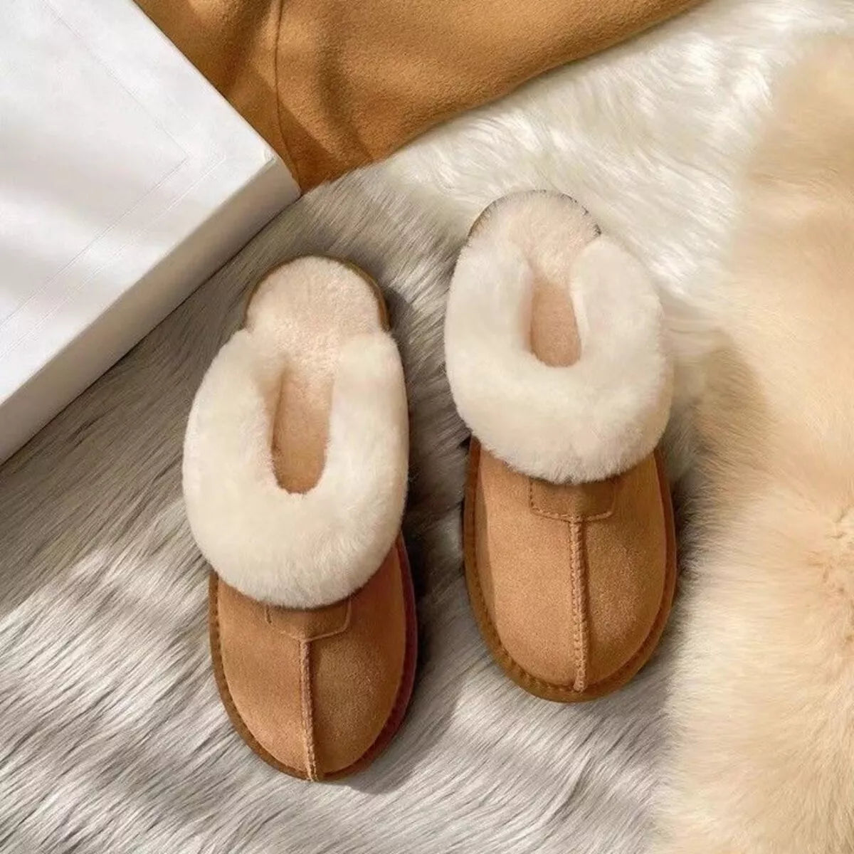 Cozy Plush-Lined Slippers - Lilixa.store