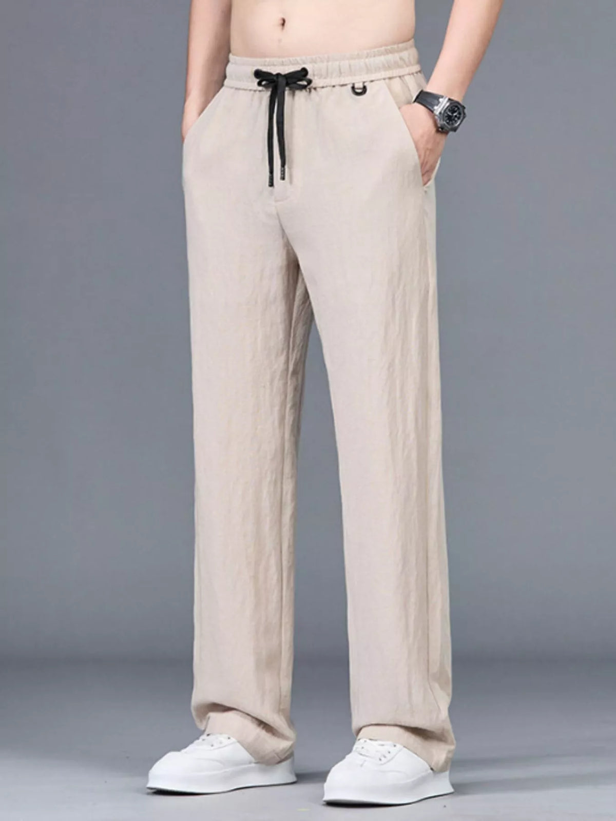 Men's Plus Size Lightweight Casual Pants, view 5