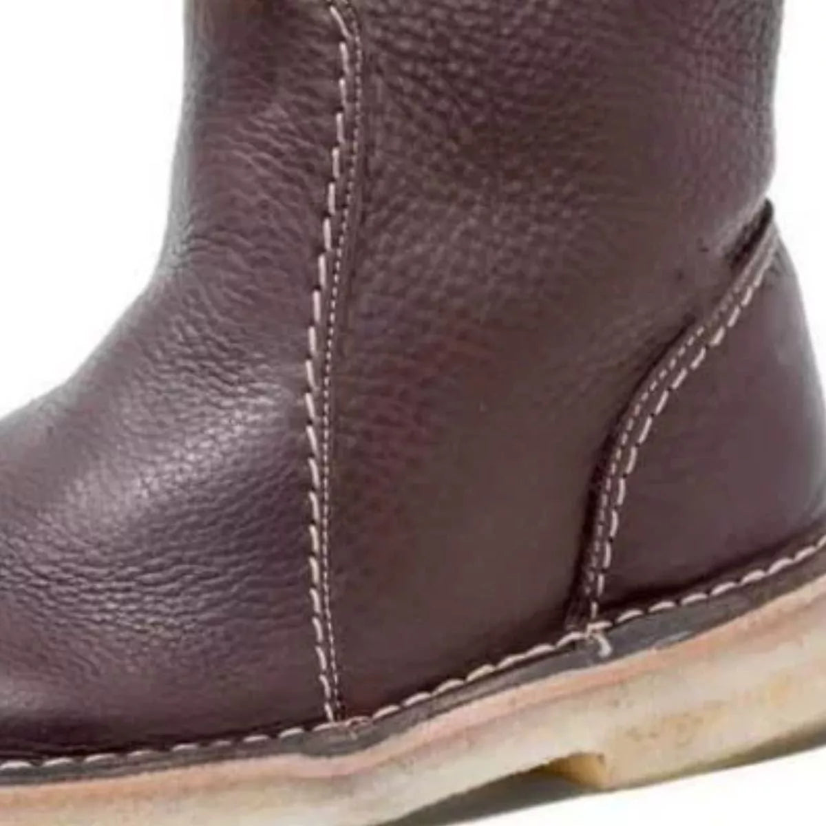 Round Toe Flats Boots - Lilixa.store