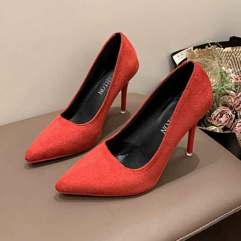 Point Toe Stiletto Pumps - Lilixa.store