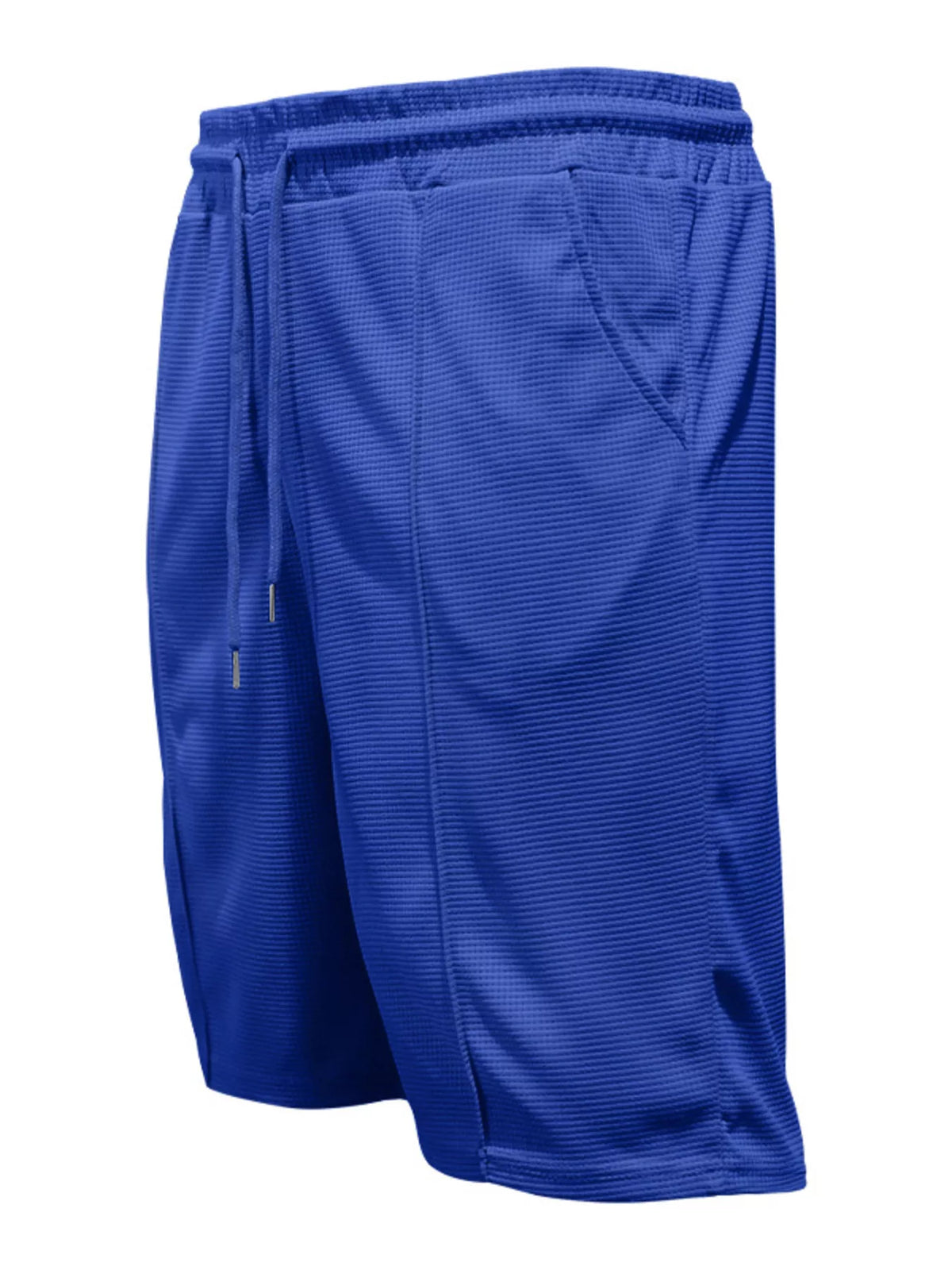 Men's Plus Size Quarter Zipper Polo Shirt and Shorts Set