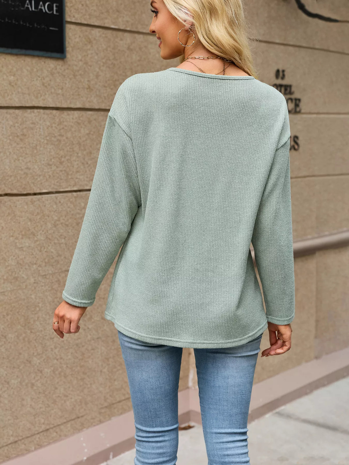 V-Neck Button-Down Cardigan - Lilixa.store