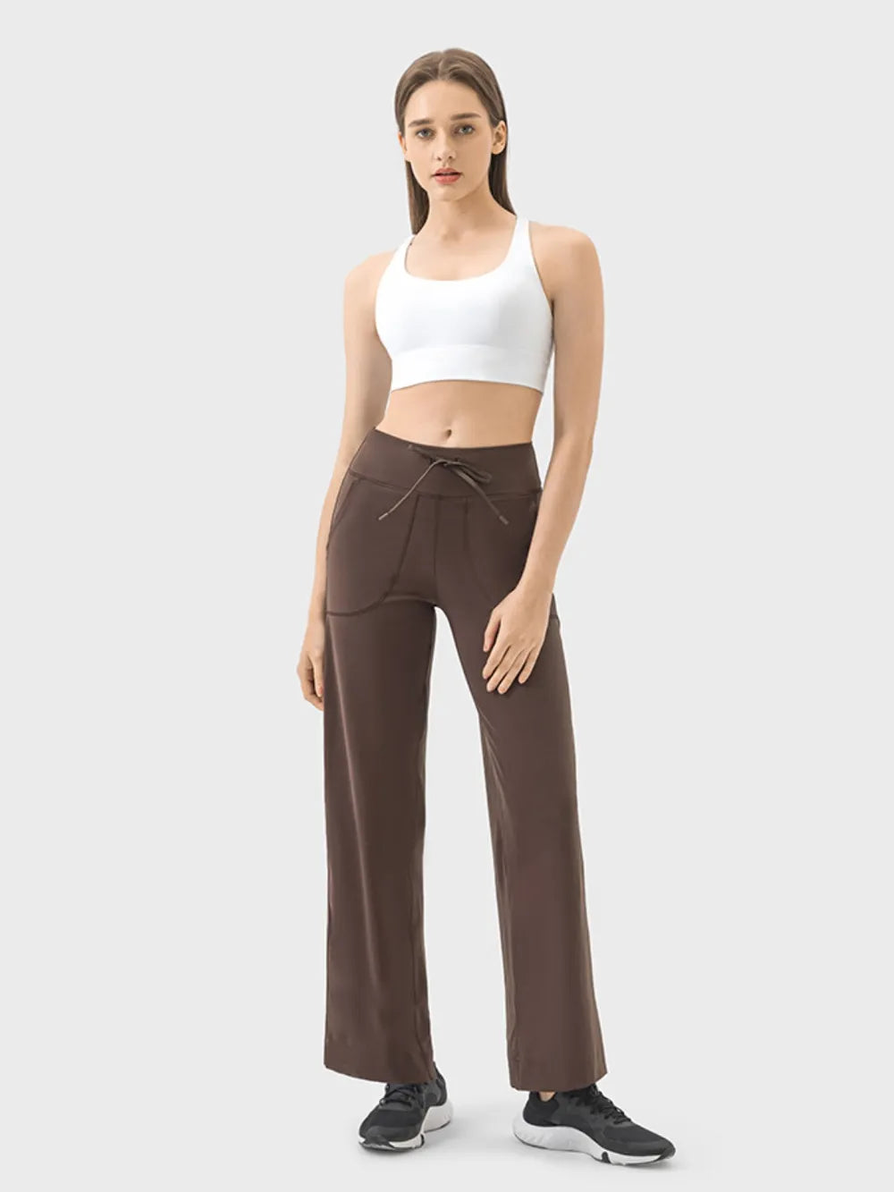 Millennia Drawstring Active Pants with Pockets - Lilixa.store