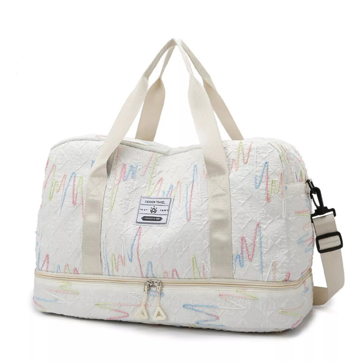 Textured Duffel Bag - Lilixa.store