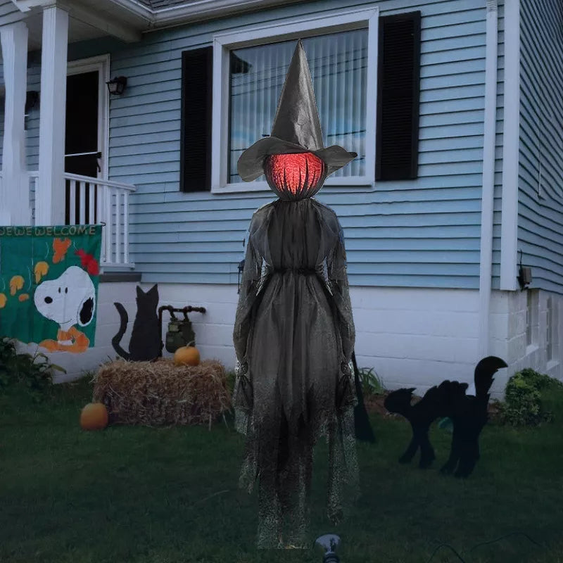 Halloween Glowing Head Witch - Lilixa.store