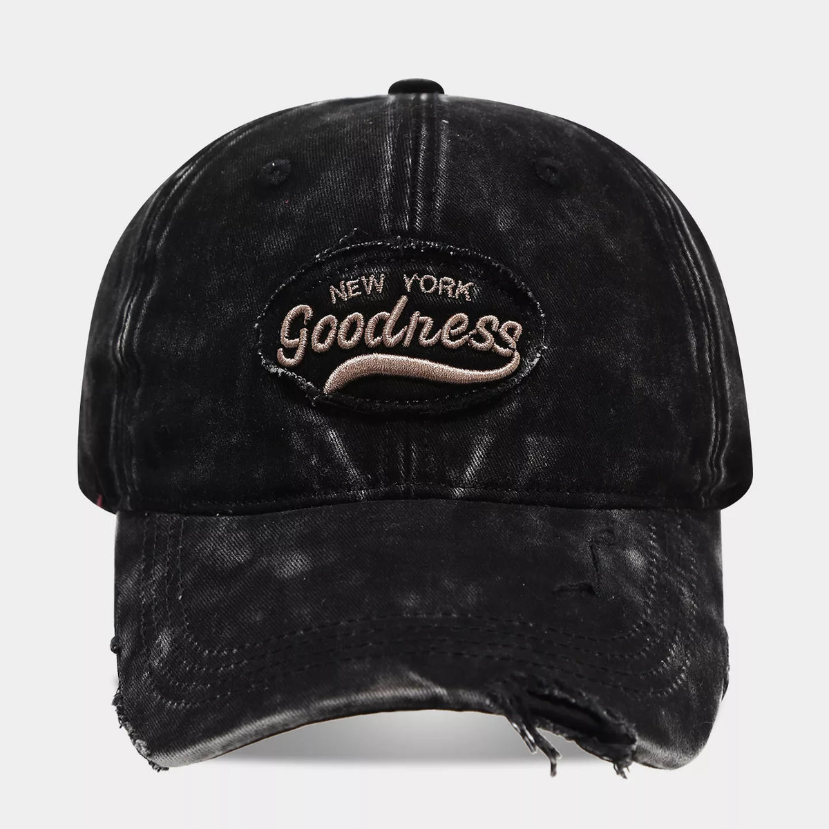Distressed Washed Cotton Baseball Cap - Lilixa.store