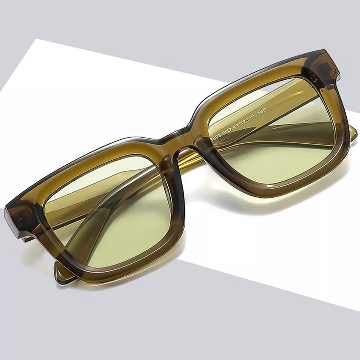Tinted Lenses Square Frame Sunglasses - Lilixa.store