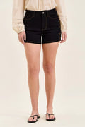 Judy Blue High Waist Slim Denim Short with Star Studded - Lilixa.store