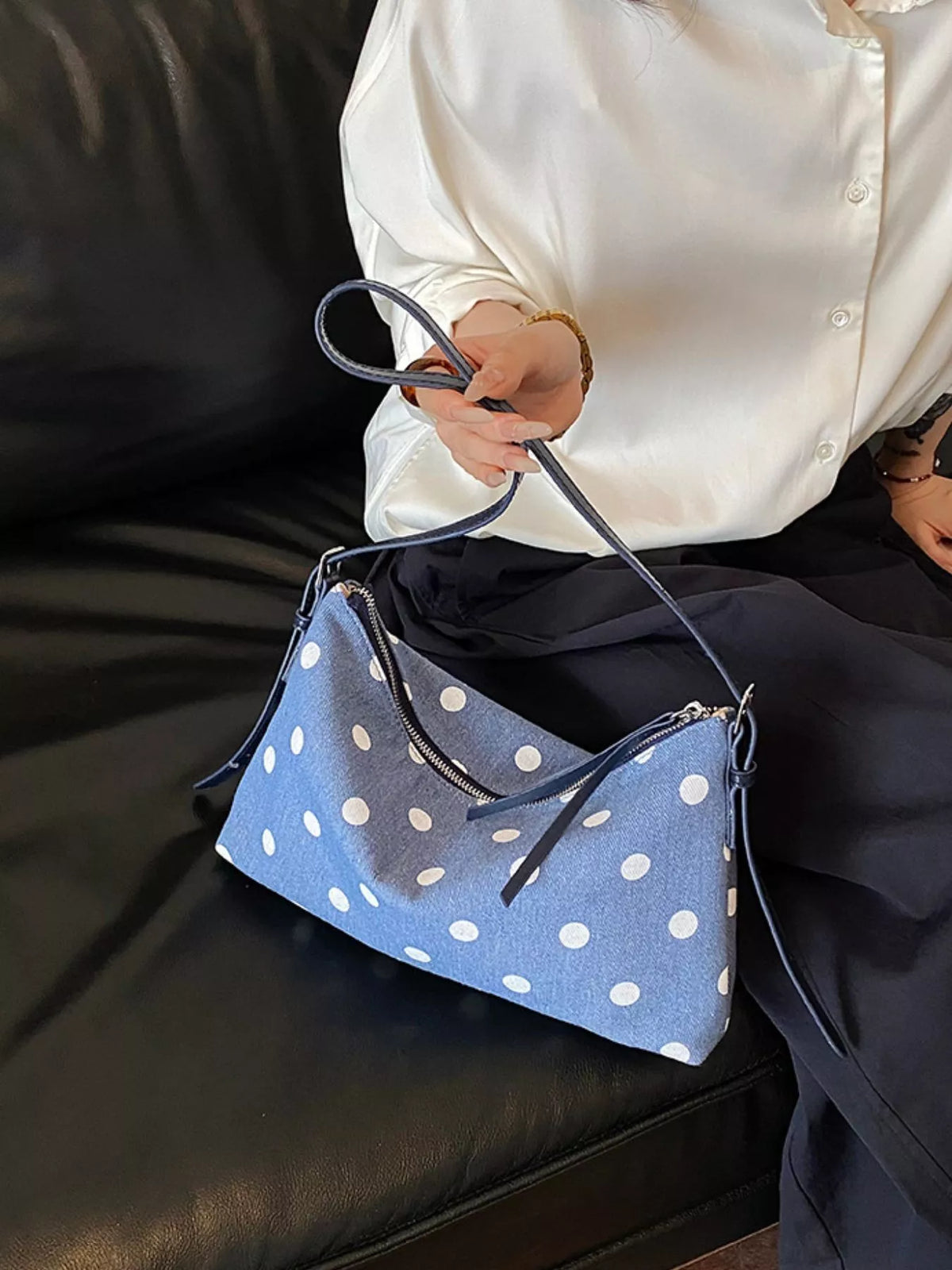 Polka Dot Shoulder Bag - Lilixa.store