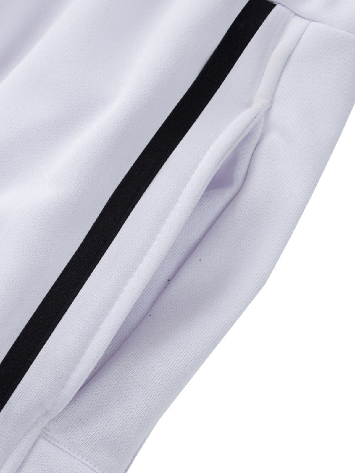 Men's Full Size Loose Fit Side Snap Button Track Pants Plus Size, view 10