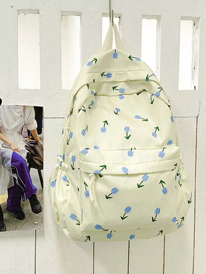 Floral Print Lightweight Backpack Bag - Lilixa.store