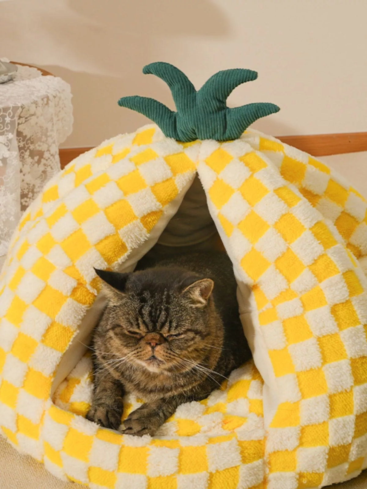 Pineapple Shaped Cozy Pet Nest - Lilixa.store