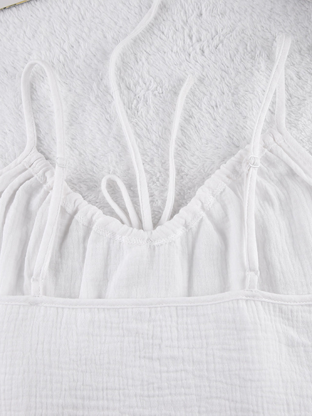 Tie Front Relaxed Fit Cami and Shorts Set - Lilixa.store