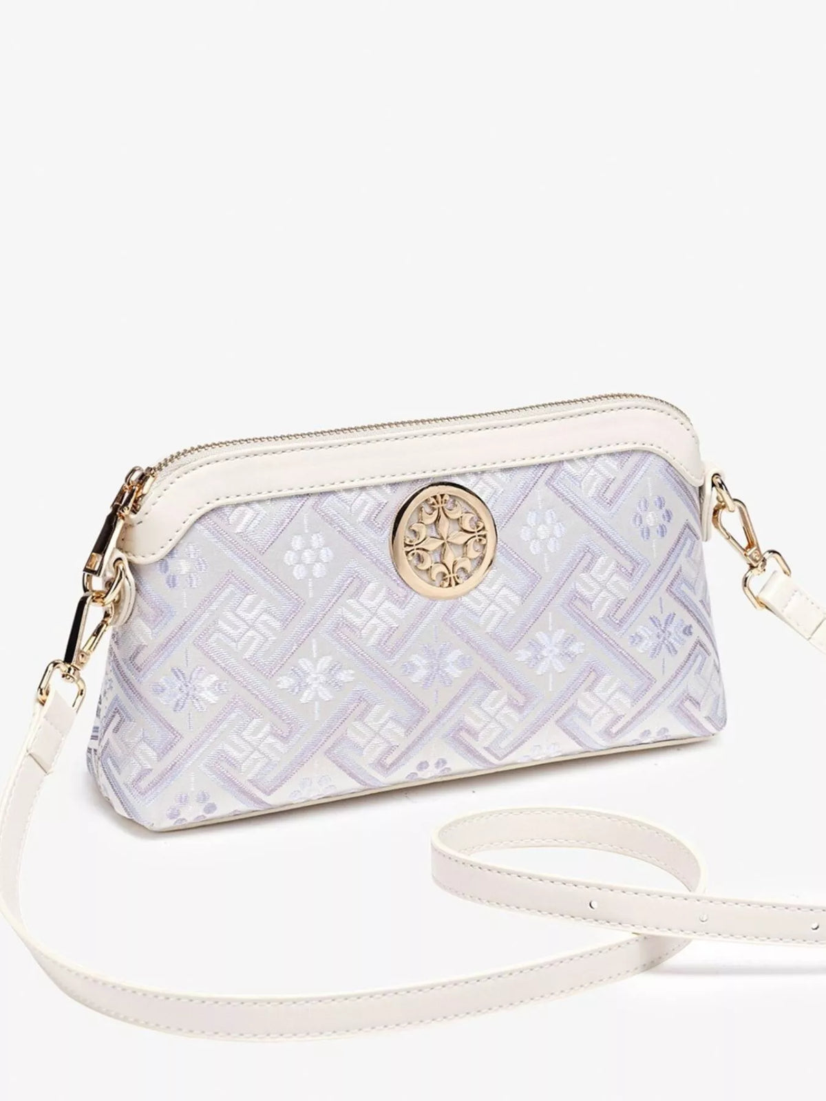 Geometric Pattern Crossbody Bag