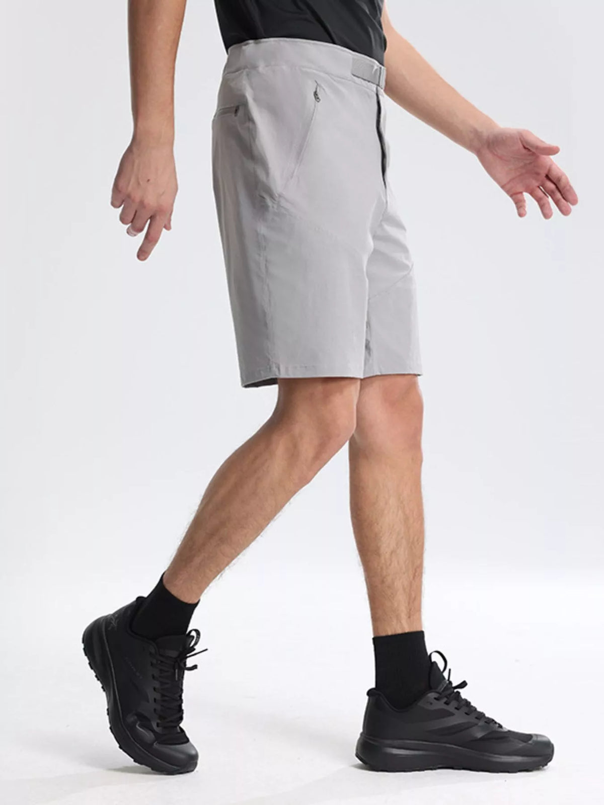 Men's Plus Size Pocketed Lightweight Shorts, view 8