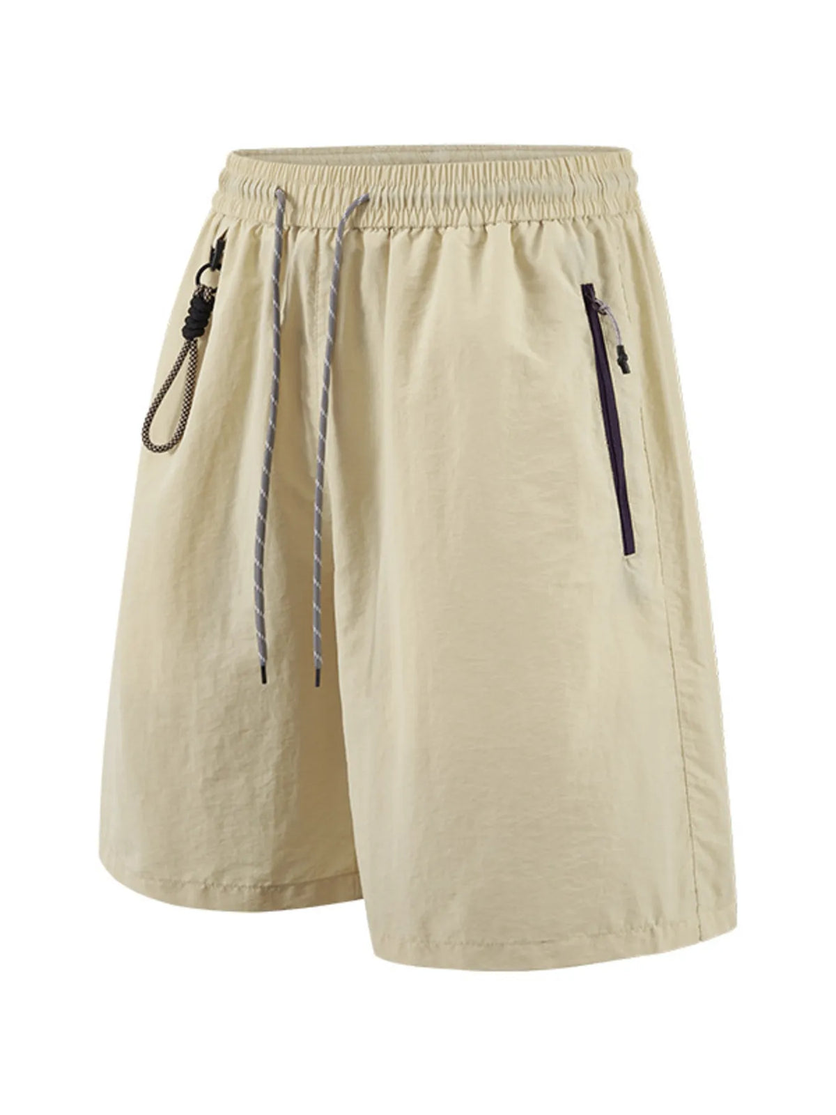 Men's Lightweight Drawstring Shorts with Zipper Pockets, view 13