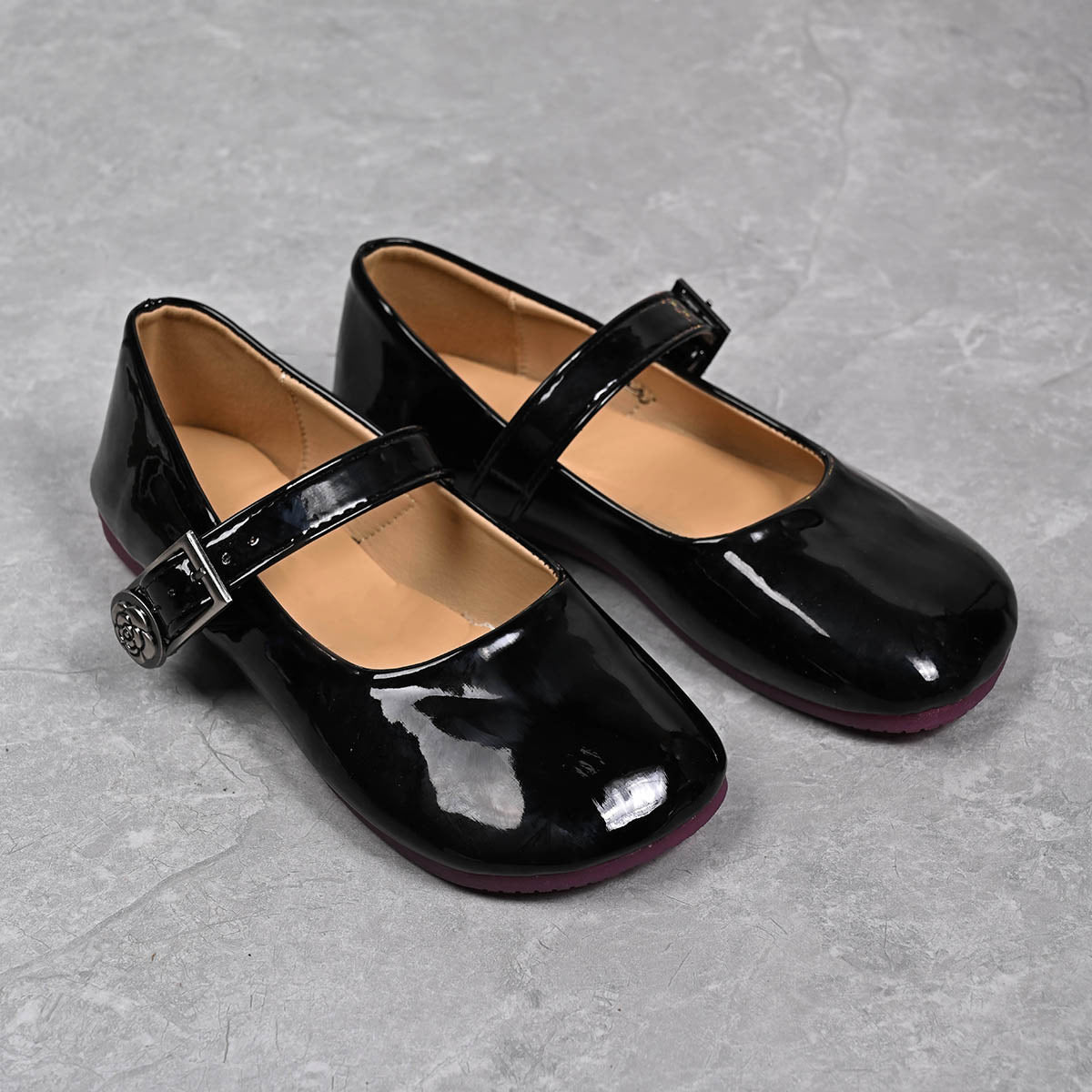 Buckle Strap Mary Jane Loafers, view 7