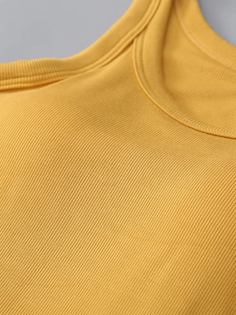 Round Neck Tank with Bra - Lilixa.store