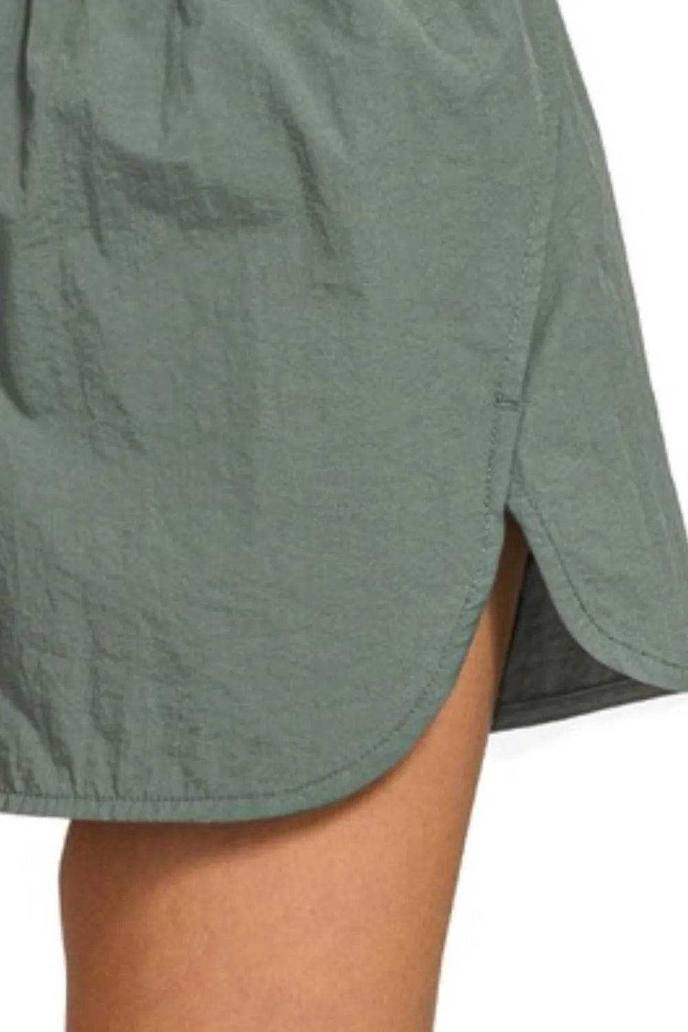 Zenana Windbreaker Smocked Waistband Running Shorts - Lilixa.store