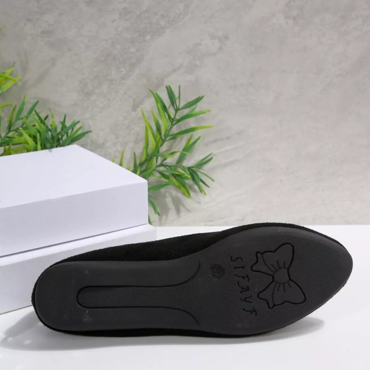 Butterfly Decor Slip-Ons in Black, view 17