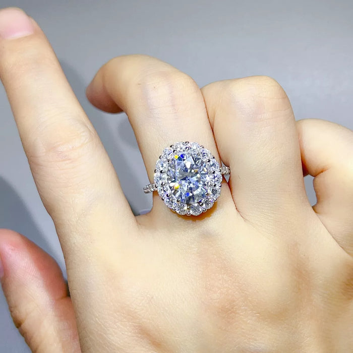 5 Carat Moissanite 925 Sterling Silver Ring