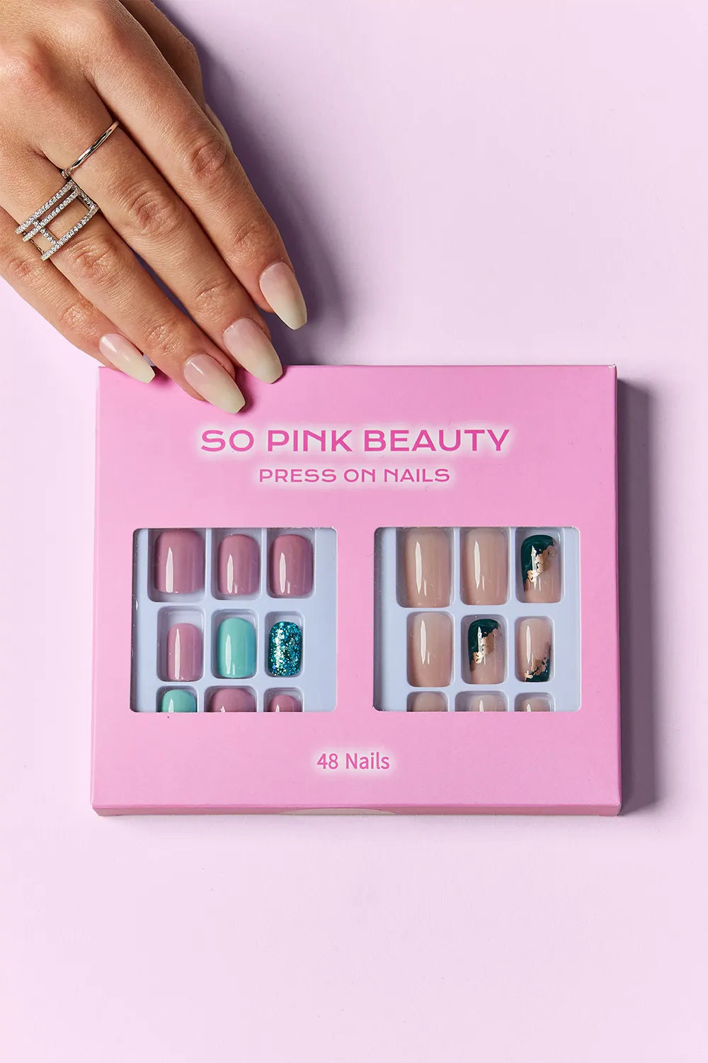 SO PINK BEAUTY Press On Nails 2 Packs - Lilixa.store