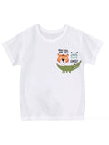 Children's Cartoon Animal Graphic Round Neck T-Shirt - Lilixa.store