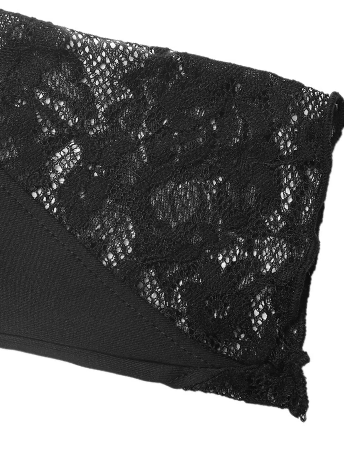 Lace Trim One Shoulder Bodysuit - Lilixa.store