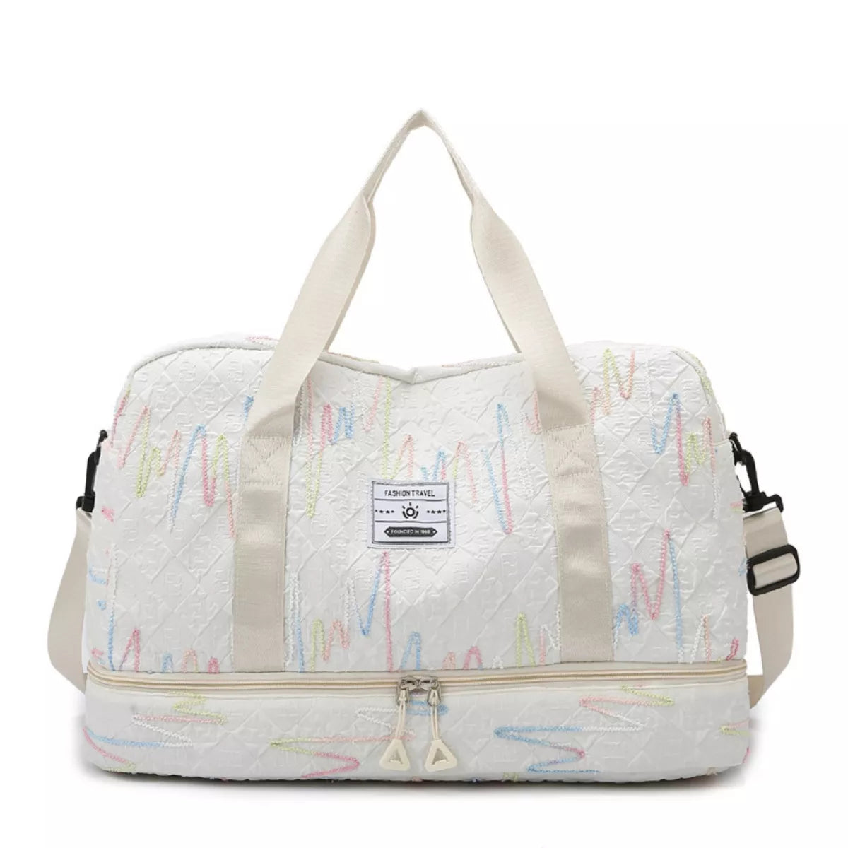 Textured Duffel Bag - Lilixa.store