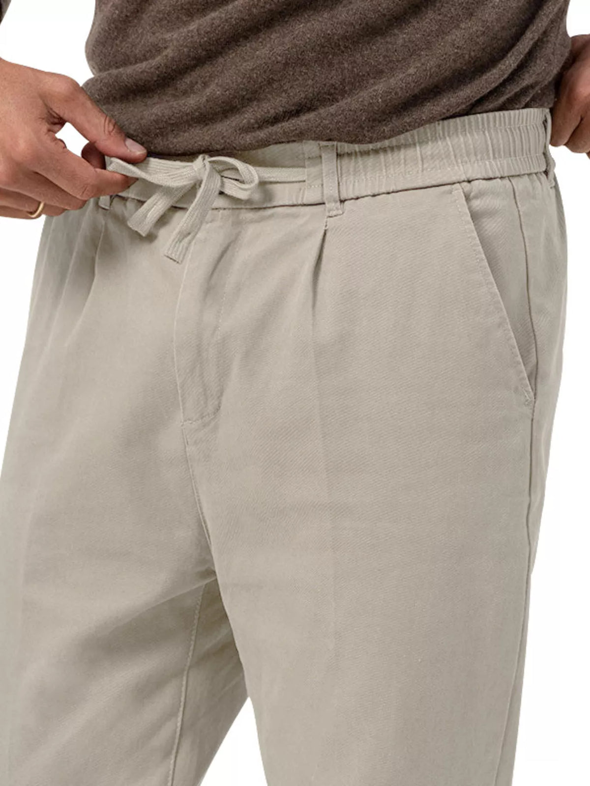 Men's Full Size Casual Drawstring Pants Plus Size