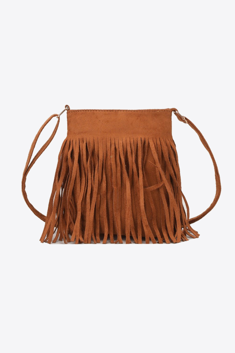 Adored PU Leather Crossbody Bag with Fringe - Lilixa.store