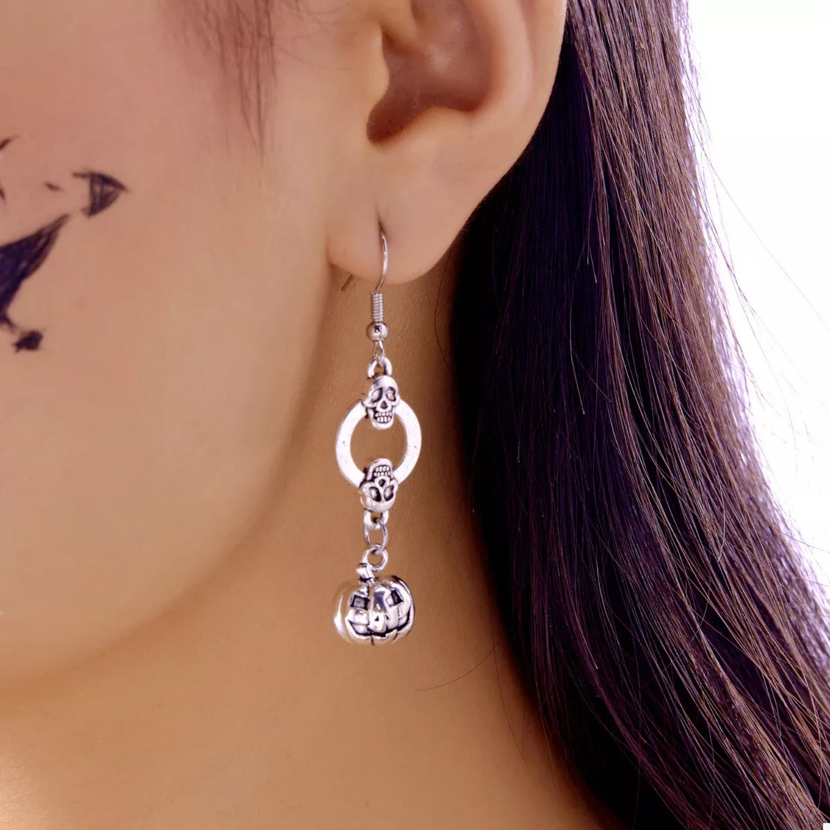 Halloween Pumpkin Dangle Earrings - Lilixa.store