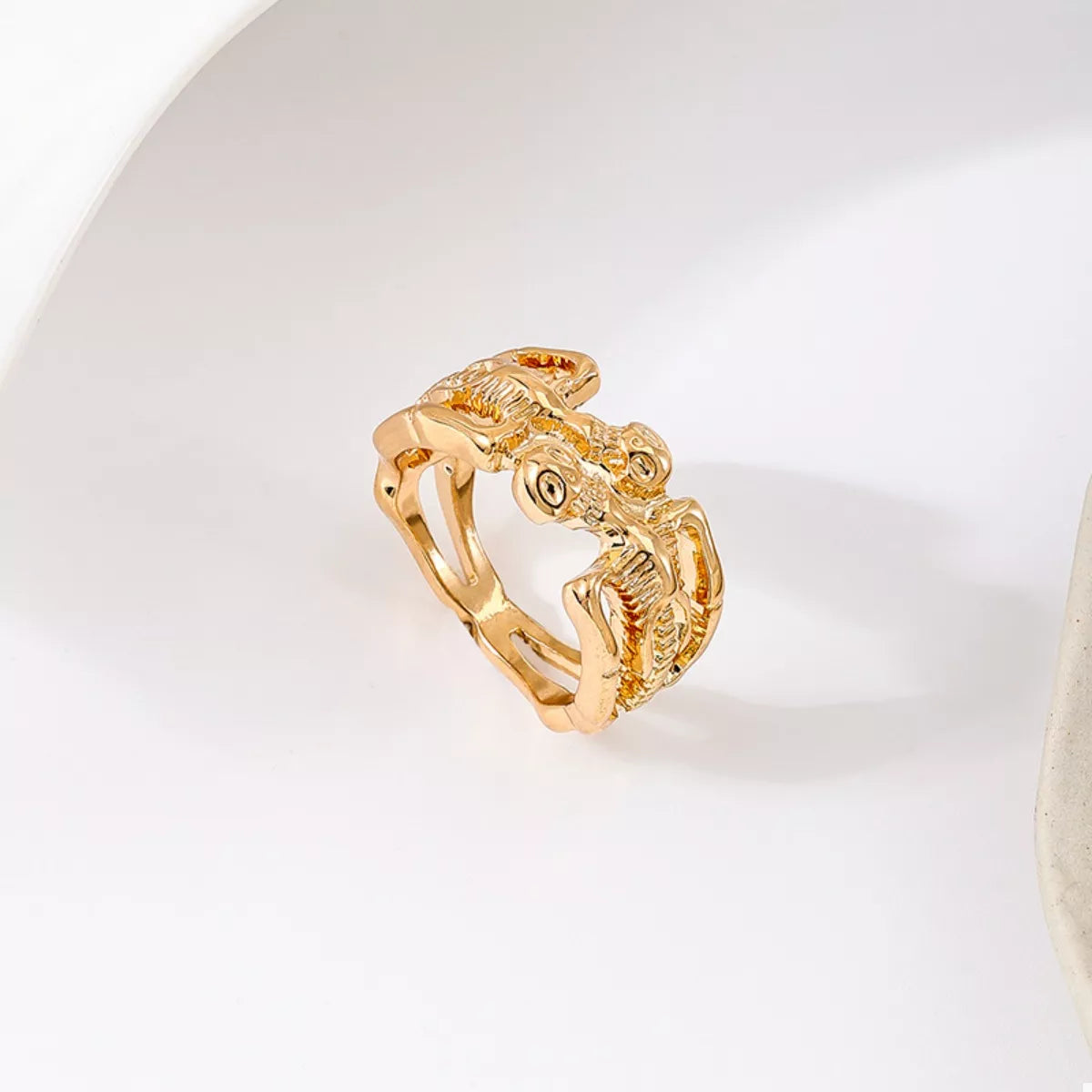 Halloween Skull Alloy Ring - Lilixa.store