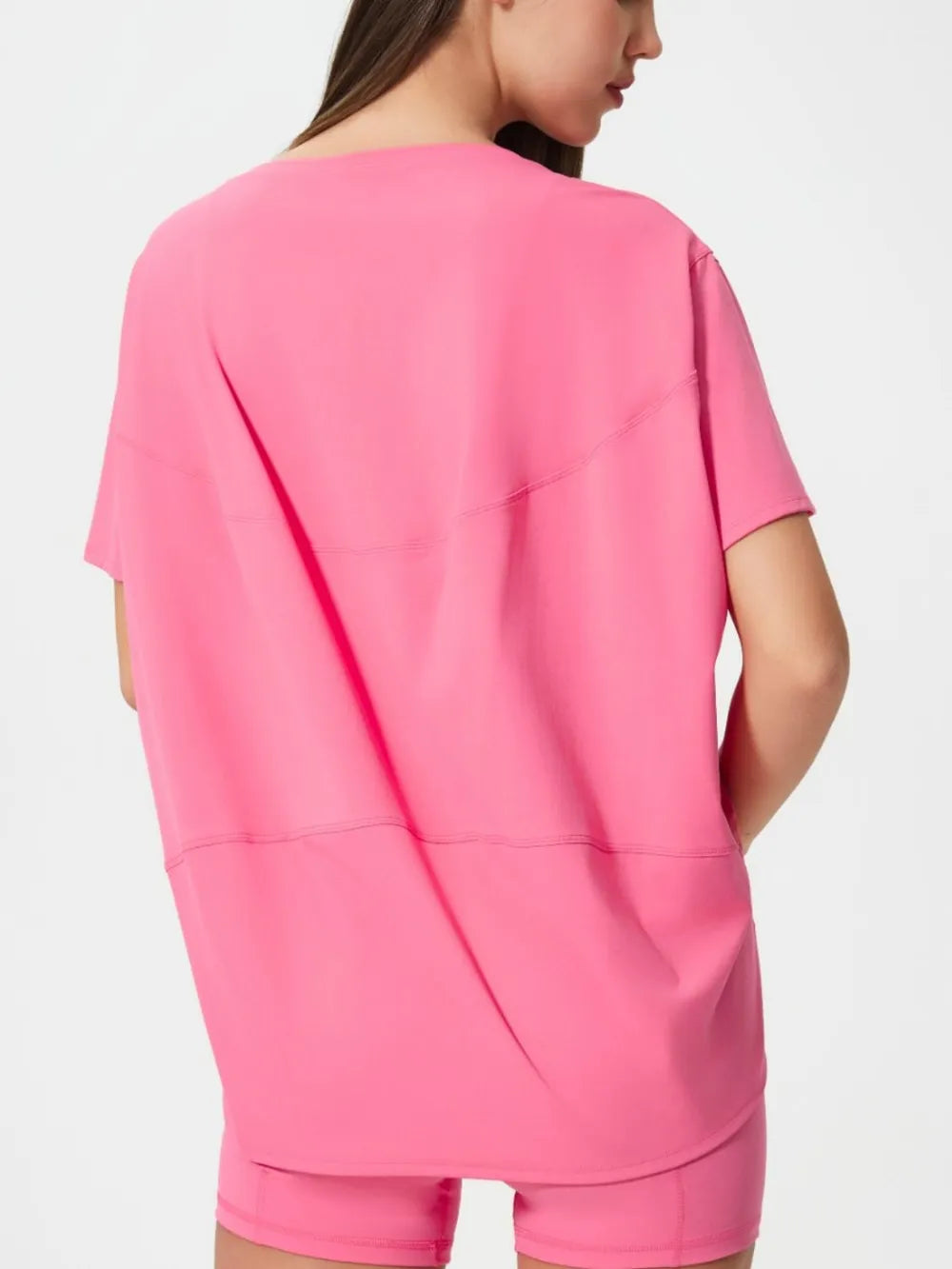 Millennia Round Neck Short Sleeve Active T-Shirt - Lilixa.store