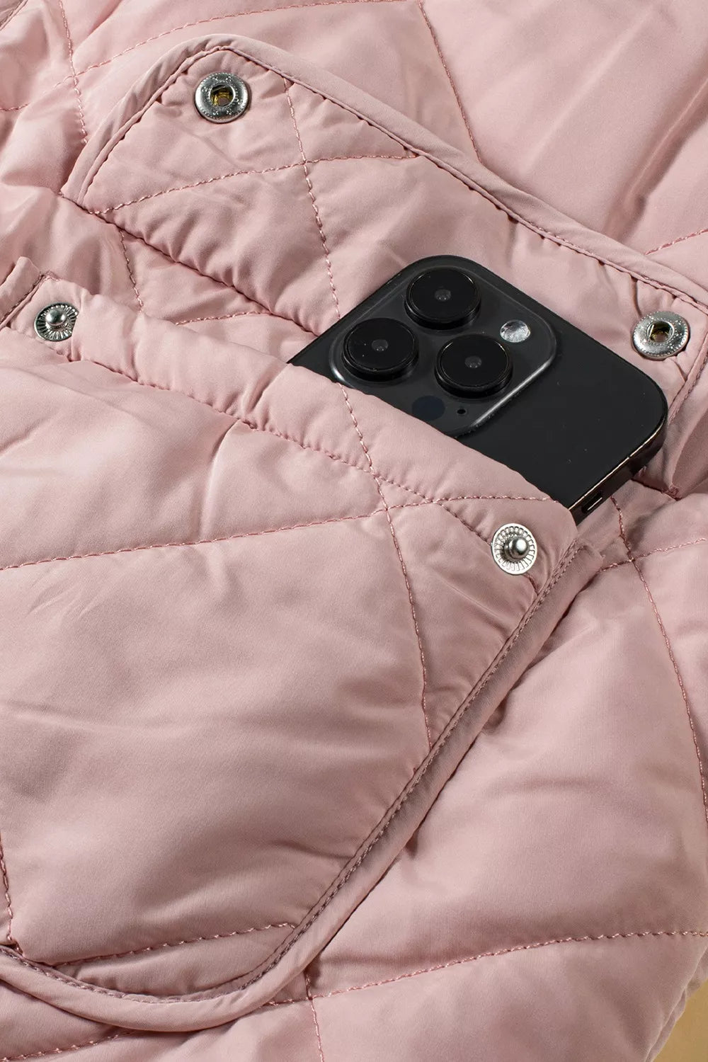 Quilted Sherpa-Lined Vest Coat - Lilixa.store