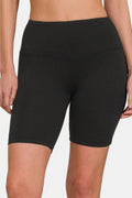 Zenana High Waist Active Shorts - Lilixa.store