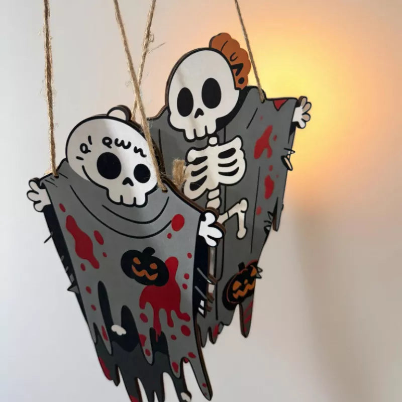 Spooky Hanging Skeleton Decorative Ornament - Lilixa.store