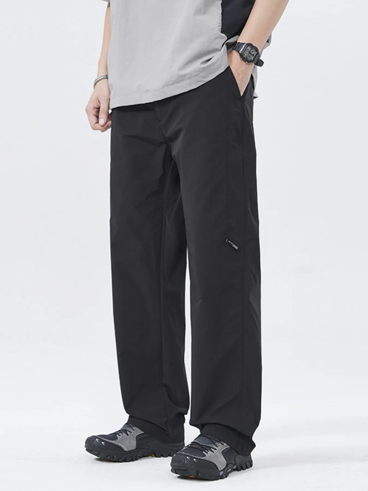 Men's Full Size Wide Leg Pants Plus Size