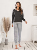 Long Sleeve Top and Polka Dot Pants Set - Lilixa.store