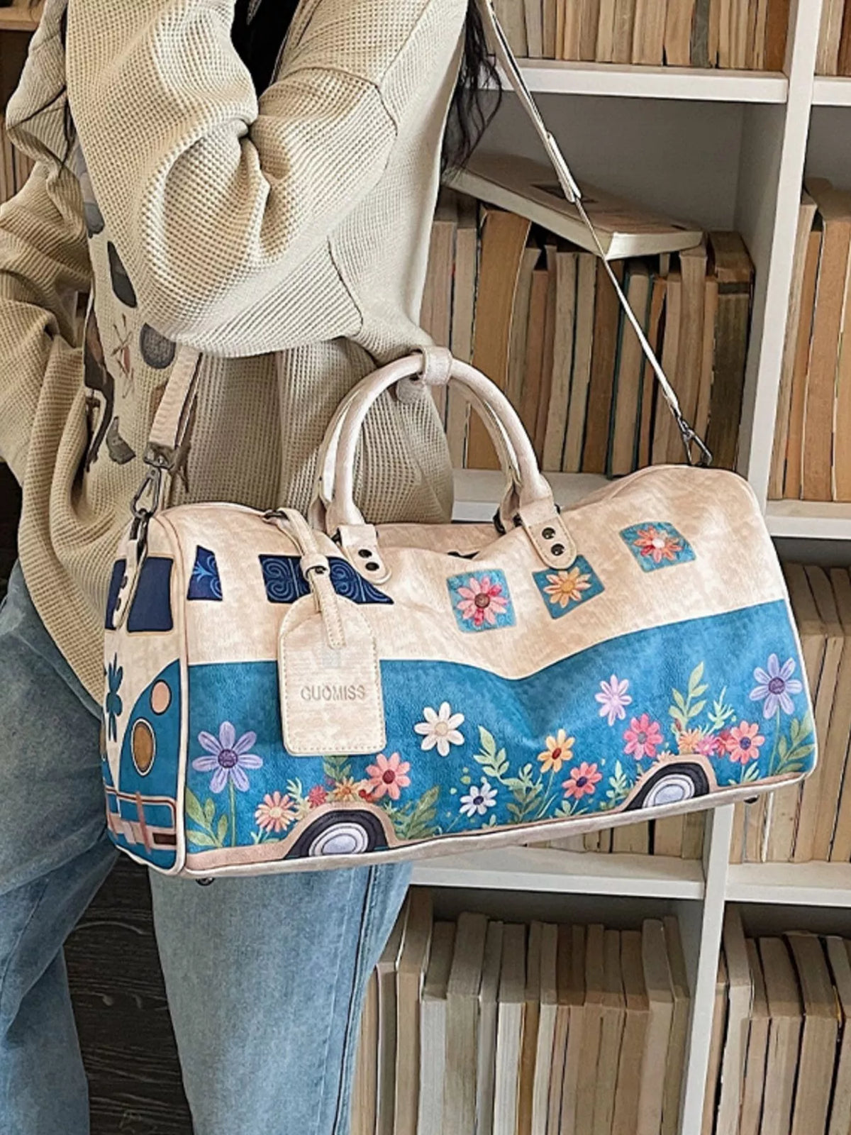 Floral Print Duffel Bag - Lilixa.store