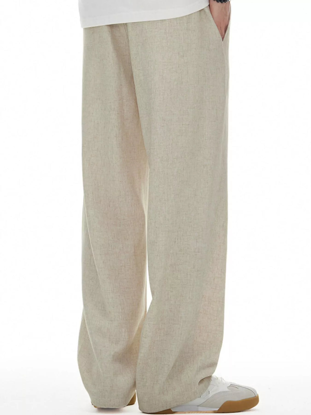 Men's Plus Size Wide Leg Pants, view 3