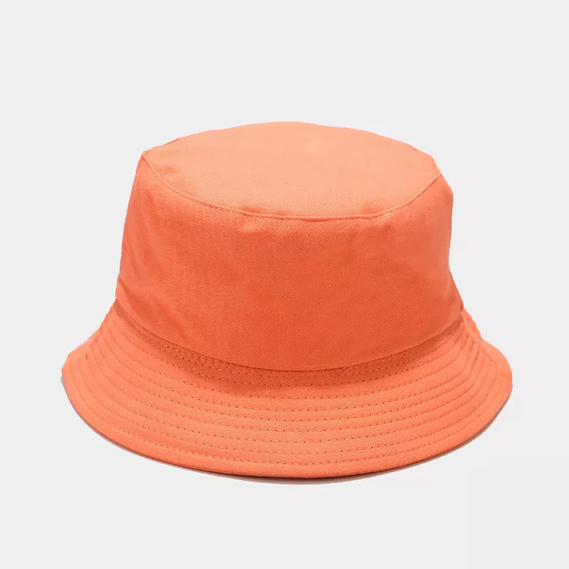Solid Color Cotton Bucket Hat - Lilixa.store