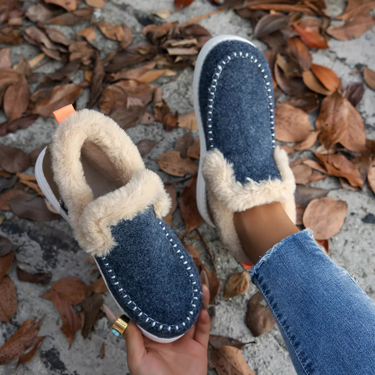 Round Toe Winter Ankle Boots - Lilixa.store