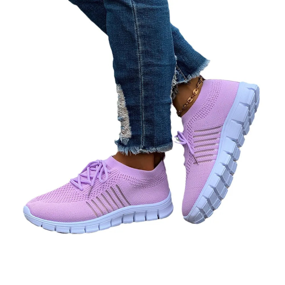 Breathable Mesh Round Toe Athletic - Lilixa.store