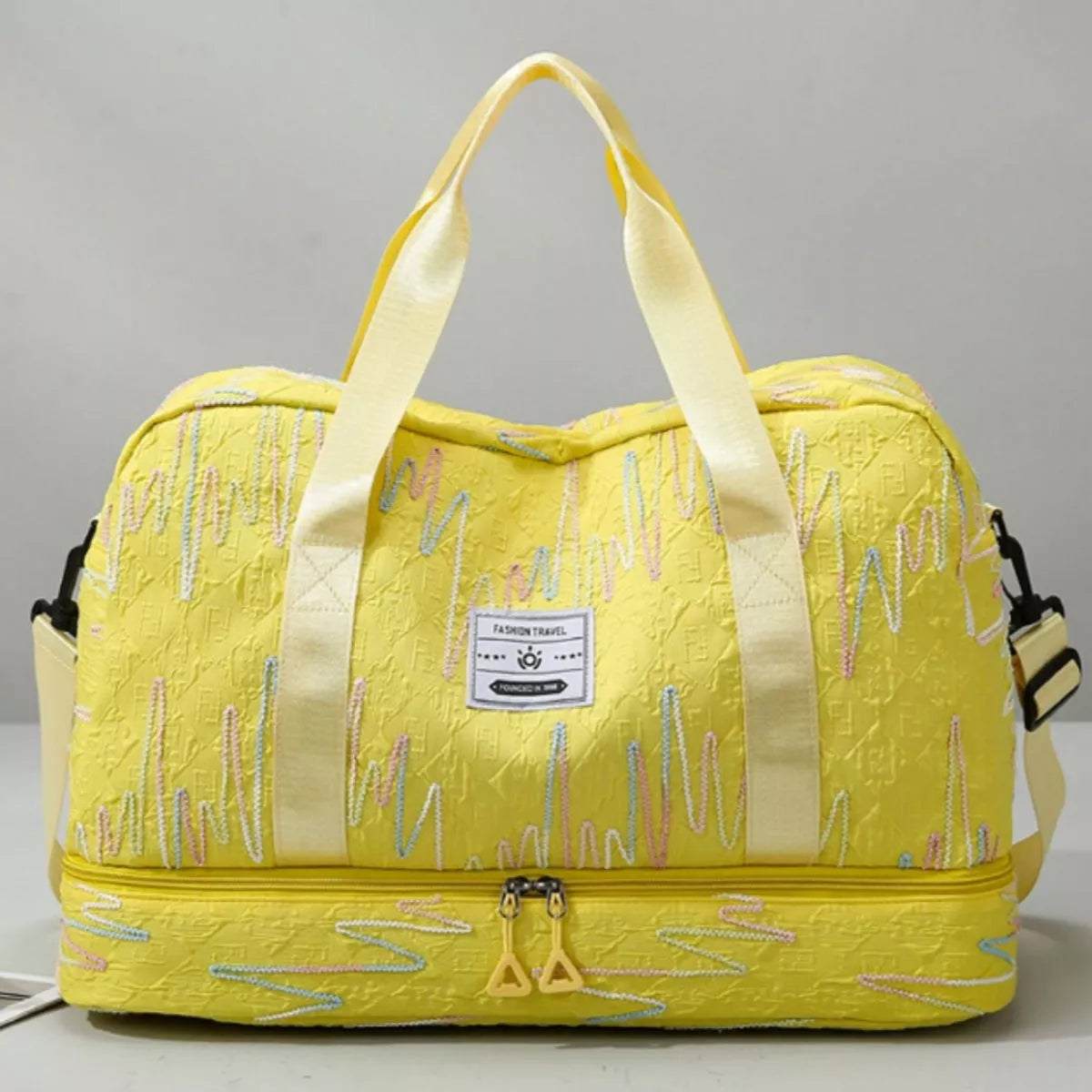 Textured Duffel Bag - Lilixa.store