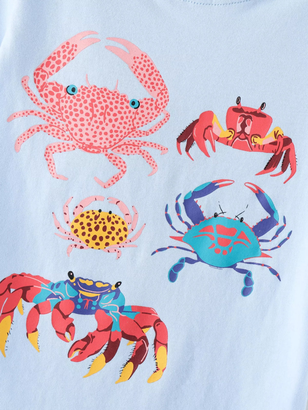 Children's Crab Round Neck T-Shirt - Lilixa.store