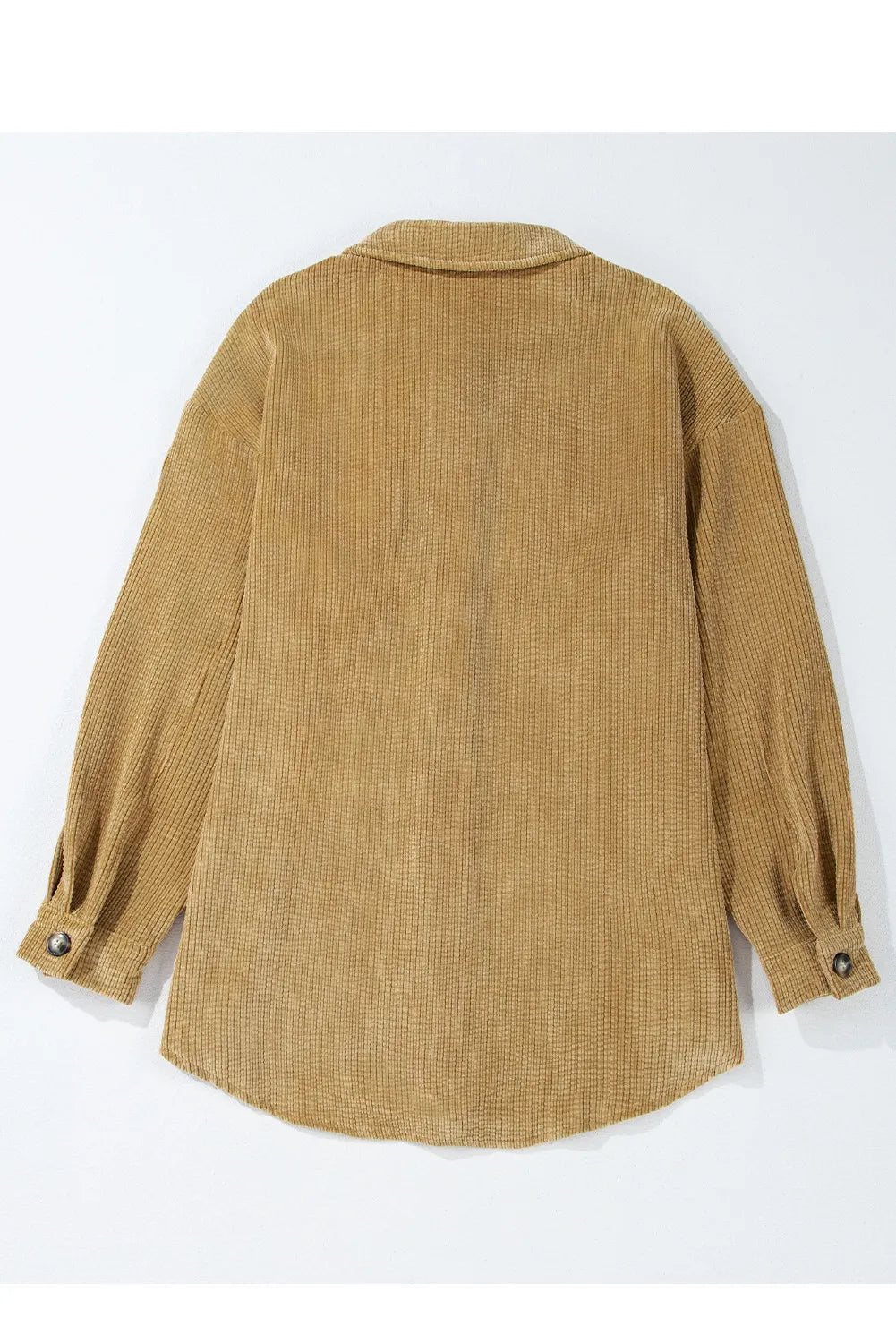 Button Up Long Sleeve Jacket in Camel, view 5