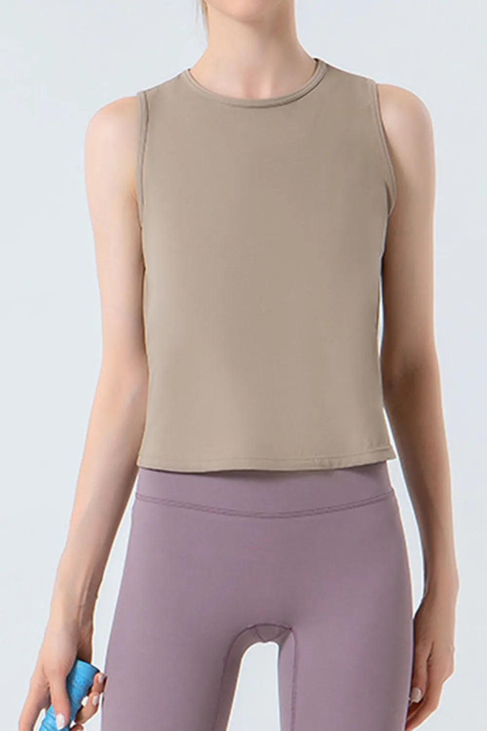 Round Neck Active Tank - Lilixa.store